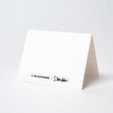 Blackwing Volumes Notecard - back with Samantha Dion Baker signature
